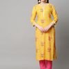 GoSriKi Women's Cotton Blend Straight Printed Kurta with Pant & Dupatta - Image 9