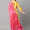 GoSriKi Women's Cotton Blend Straight Printed Kurta with Pant & Dupatta - Image 4