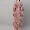 GoSriKi Women's Cotton Blend Printed Straight Kurta with Pant - Image 4