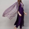GoSriKi Women's Cotton Blend Straight Kurta With Pant & Dupatta - Image 5