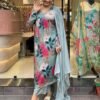 GoSriKi Women's Cotton Blend Kurta with Pant & Dupatta - Image 7