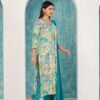 GoSriKi Women's Cotton Blend Printed Straight Kurta with Pant & Dupatta - Image 5