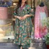 GoSriKi Women's Rayon Blend Straight Printed Kurta with Pant & Dupatta - Image 6