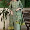 GoSriKi Women's Rayon Blend Straight Printed Kurta with Pant & Dupatta - Image 2