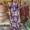 GoSriKi Women's Rayon Viscose Anarkali Printed Kurta with Pant & Dupatta - Image 2