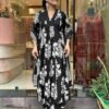 GoSriKi Women's Rayon Viscose Anarkali Printed Kurta with Pant & Dupatta - Image 3