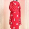 GoSriKi Women's Rayon Viscose Printed Straight Kurta with Pant & Dupatta - Image 5