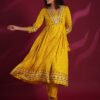 GoSriKi Women's Rayon Blend Ethnic Motifs Printed Anarkali Kurta With Pant - Image 7
