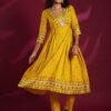 GoSriKi Women's Rayon Blend Ethnic Motifs Printed Anarkali Kurta With Pant - Image 6