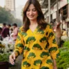 GoSriKi Women's Rayon Viscose Floral Printed Kurta with Pant - Image 9
