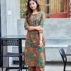 GoSriKi Women's Rayon Blend Straight Printed Kurta with Palazzo - Image 5