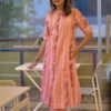 GoSriKi Women's Rayon Blend Floral Printed Collar Neck Kurta With Pant - Image 2