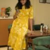 GoSriKi Women's Rayon Viscose Straight Printed Kurta with Pant - Image 2