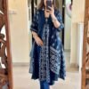 GoSriKi Women's Rayon Viscose Printed Anarkali Kurta with Pant & Dupatta - Image 2
