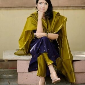 GoSriKi Women's Rayon Viscose Printed Straight Kurta with Pant & Dupatta