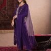 GoSriKi Women's Cotton Blend Straight Printed Kurta with Pant & Dupatta - Image 5