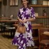 GoSriKi Women's Rayon Viscose Straight Printed Kurta with Pant - Image 2