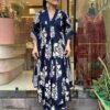GoSriKi Women's Rayon Viscose Anarkali Printed Kurta with Palazzo & Dupatta - Image 4