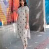 GoSriKi Women's Rayon Viscose Straight Printed Kurta with Pant - Image 4