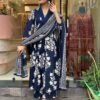 GoSriKi Women's Rayon Viscose Anarkali Printed Kurta with Palazzo & Dupatta - Image 6