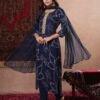 GoSriKi Women's Cotton Blend Straight Printed Kurta with Pant & Dupatta - Image 5