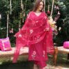 GoSriKi Women's Rayon Viscose Printed Straight Kurta with Pant & Dupatta - Image 2