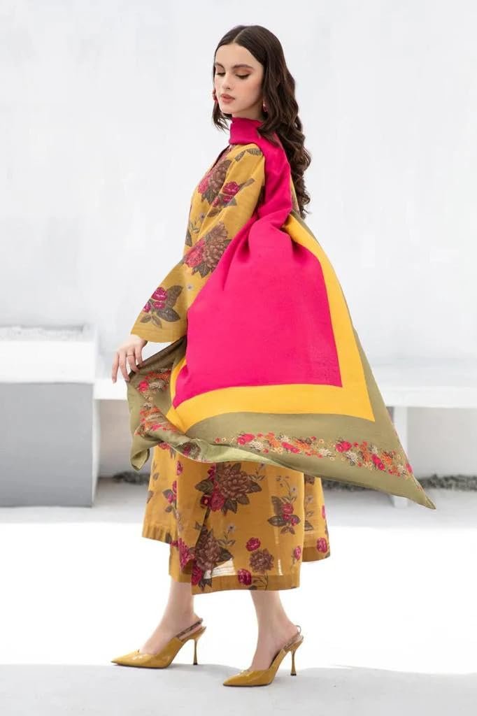 GoSriKi Women's Rayon Viscose Printed Straight Kurta with Pant & Dupatta - Image 4
