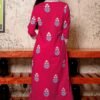 GoSriKi Women's Rayon Viscose Printed Straight Kurta with Pant & Dupatta - Image 3