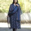 GoSriKi Women's Rayon Blend Anarkali Printed Kurta with Pant & Dupatta - Image 2