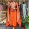 GoSriKi Women's Rayon Viscose Straight Embroidered Kurta with Pant & Dupatta - Image 4