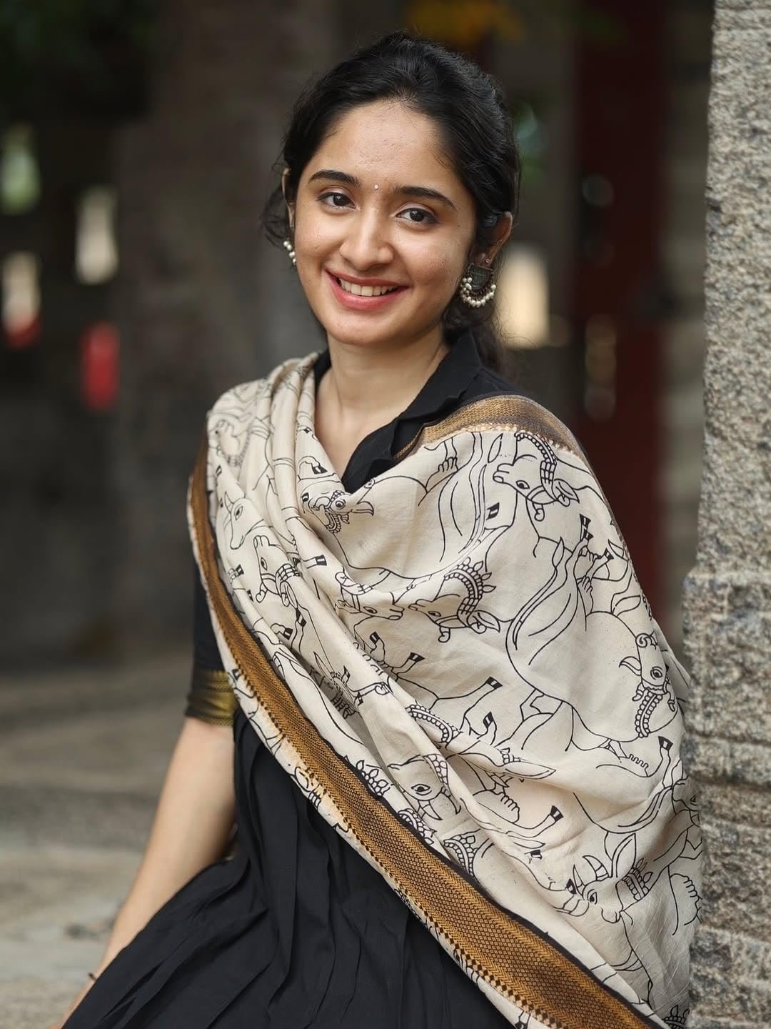 GoSriKi Women's Rayon Viscose Anarkali Solid Kurta with Pant and Dupatta - Image 4