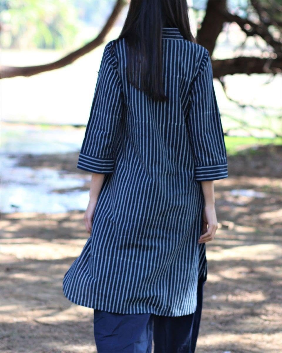 GoSriKi Women's Rayon Viscose Printed Straight Kurta with Pant - Image 4