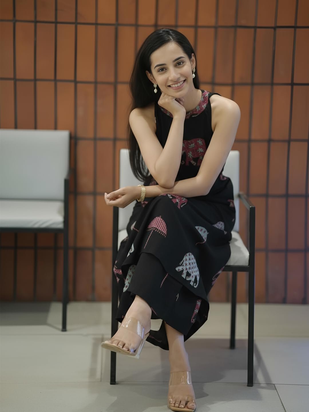 GoSriKi Women's Ethnic Co-Ord Set | Kurta Pant Set | Kurta Palazzo Set | Stylish Cotton Suit Set for Women - Image 3