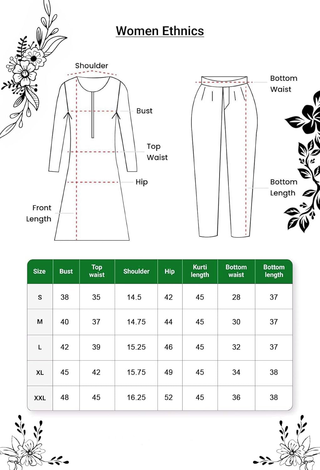 GoSriKi Women's Ethnic Co-Ord Set | Kurta Pant Set | Kurta Palazzo Set | Stylish Cotton Suit Set for Women, Festival Co-ord - Image 6