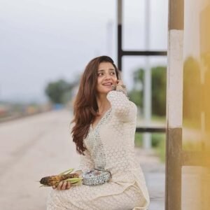 GoSriKi Women’s Rayon Viscose Straight Embroidered Kurta with Pant