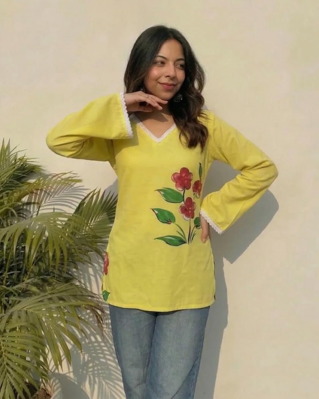 GoSriKi Women's Viscose Printed Short Kurti - Image 3