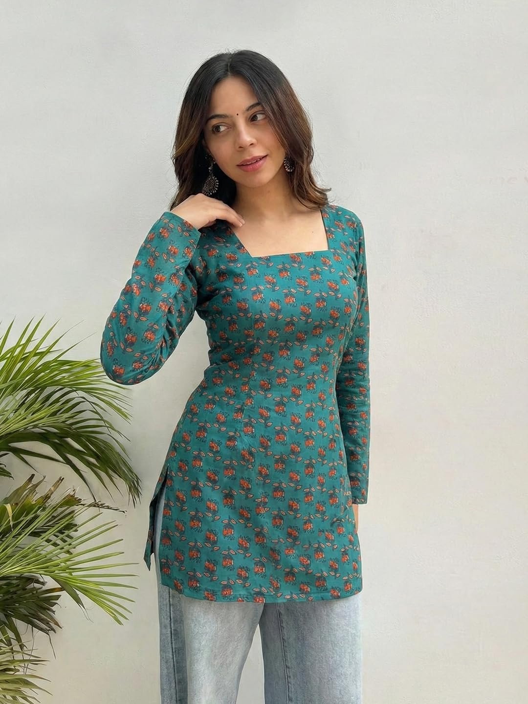 GoSriKi Short Kurti for Women Latest Printed Design - Image 3