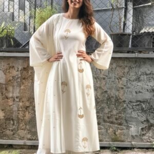 GoSriKi Women Viscose Printed A-Line Kurta with Pant and Dupatta