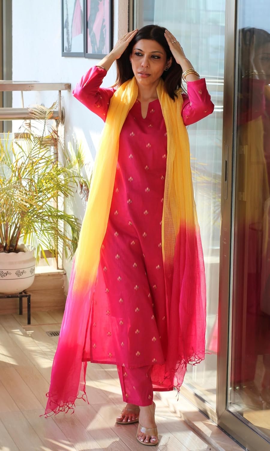 GoSriKi Kurta Sets for Women Viscose Printed - Image 3