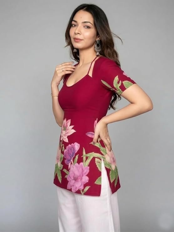 GoSriKi Cotton Short Kurti for Women - Image 3