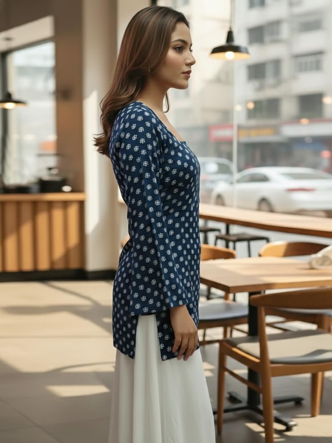 GoSriKi Women’s Viscose Printed Short Kurti - Image 5