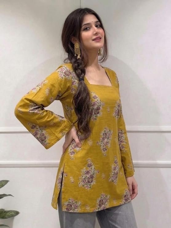 GoSriKi Cotton Short Kurti for Women - Image 3