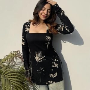 GoSriKi Cotton Short Kurti for Women