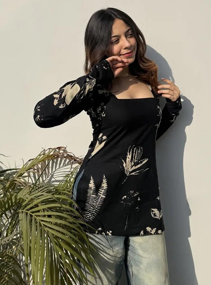 GoSriKi Cotton Short Kurti for Women - Image 3