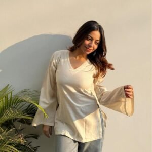 GoSriKi Short Kurti for Women Latest Solid Design
