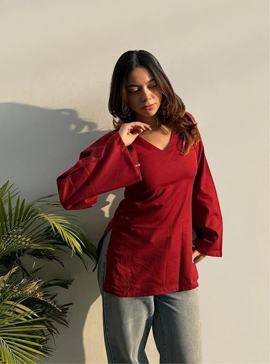 GoSriKi Cotton Short Kurti for Women - Image 3