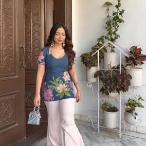 GoSriKi Cotton Short Kurti for Women