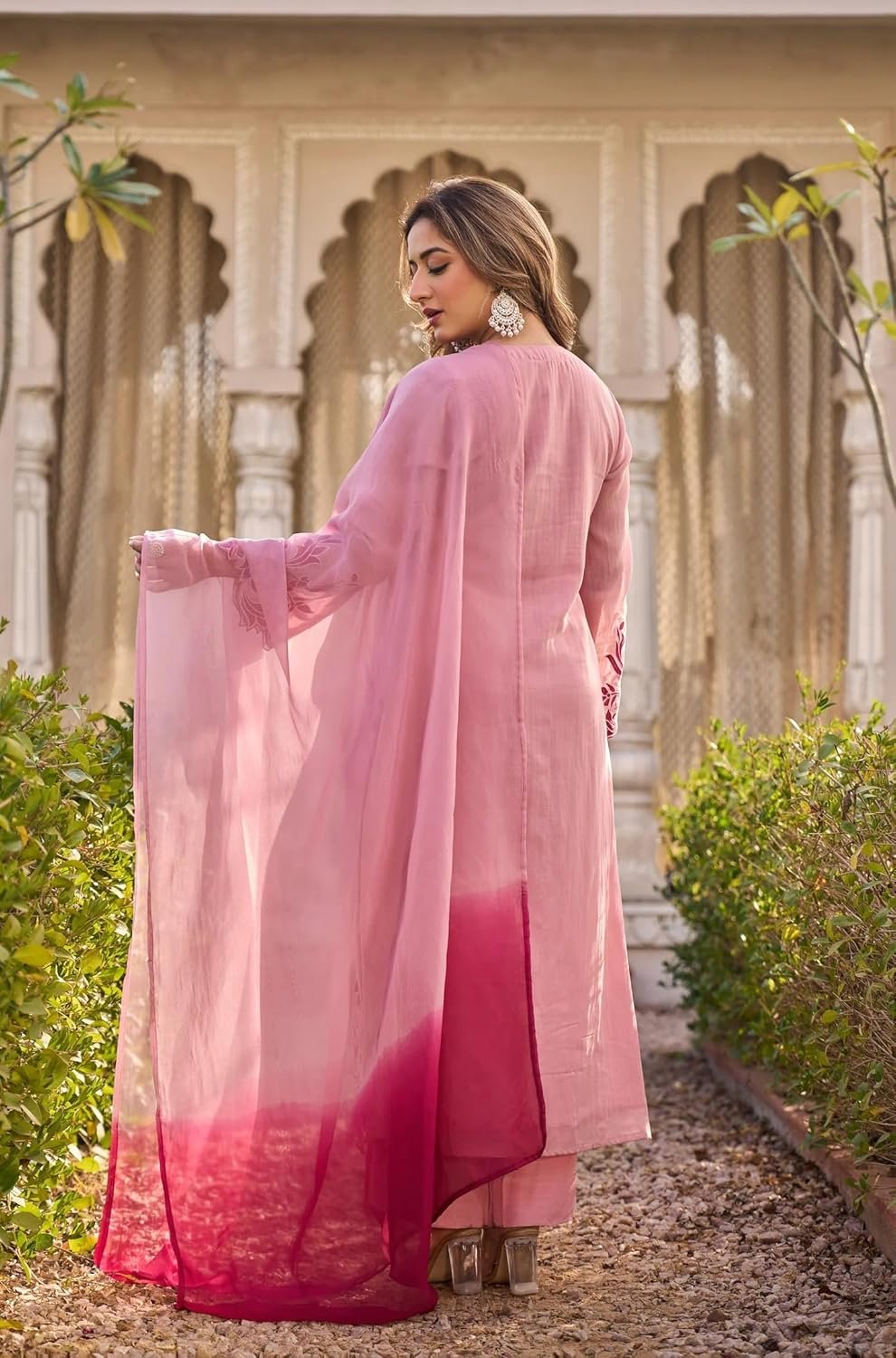 GoSriKi Kurta Sets for Women Viscose Embroidered - Image 5