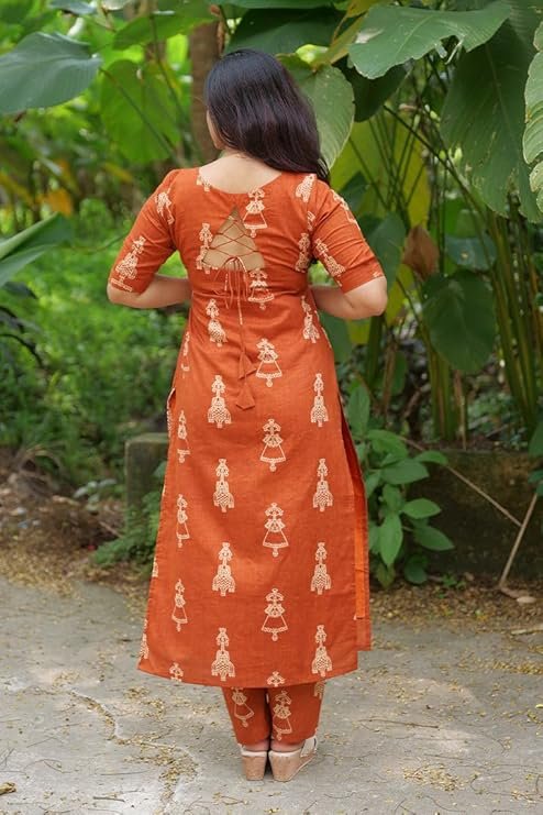 GoSriKi Kurta Set for Women Viscose Printed - Image 5