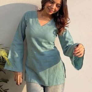 GoSriKi Cotton Short Kurti for Women